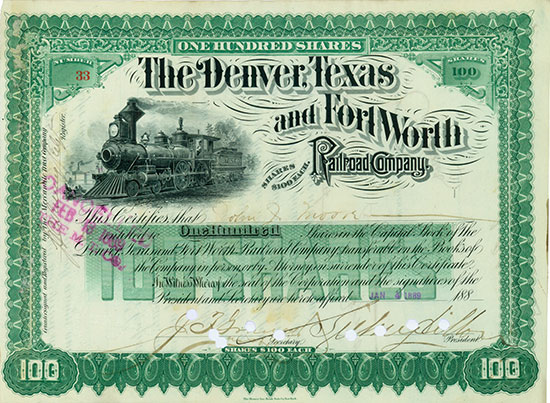 Denver, Texas & Fort Worth Railroad Company