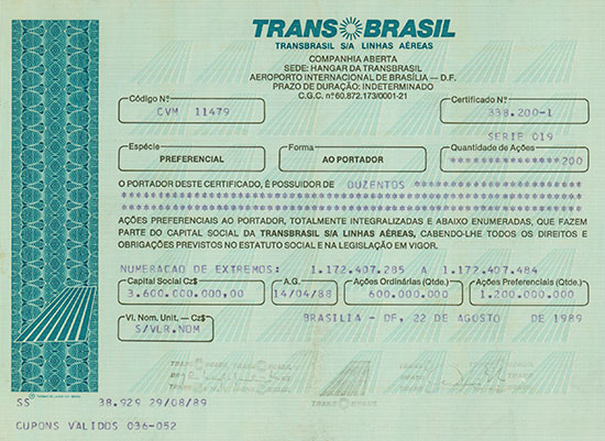 TransBrasil S/A Linhas Aéreas