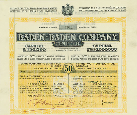 Baden-Baden Company Limited