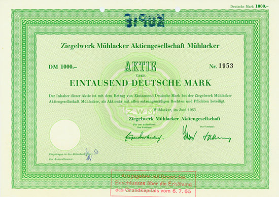 Ziegelwerk Mühlacker AG