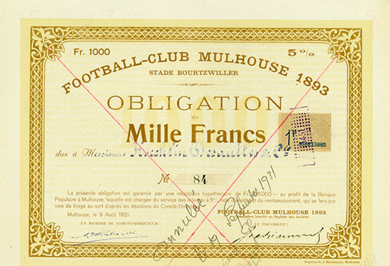 Football-Club Mulhouse 1893 Stade Bourtzwiller