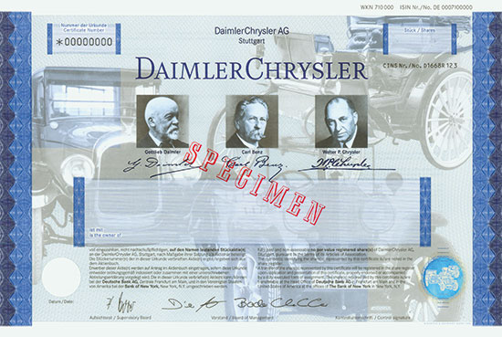 Daimler-Benz AG / DaimlerChrysler  [21 Stück]