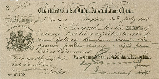 Chartered Bank of India, Australia and China