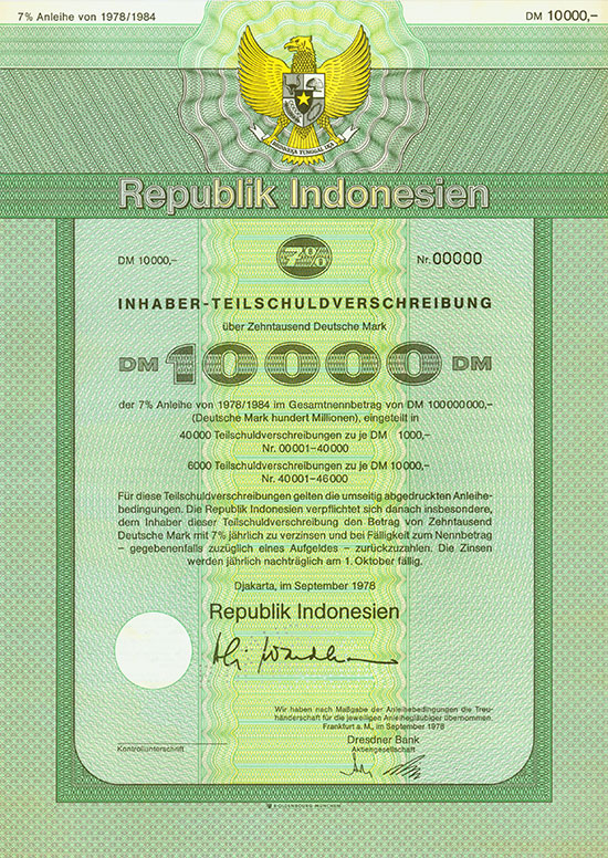 Republik Indonesien [2 Stück]