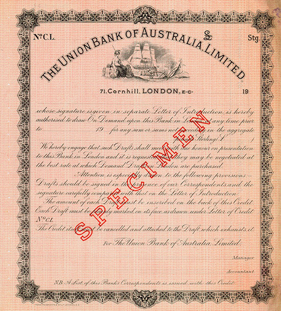 Union Bank of Australia, Limited