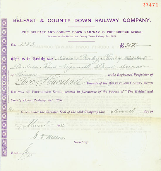 Belfast & County Down Railway Company
