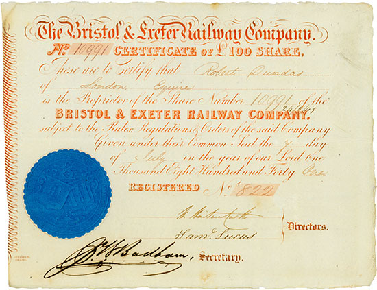 Bristol & Exeter Railway Company