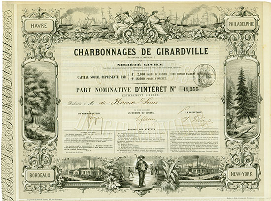 Charbonnages de Girardville (Etats-Unis d'Amérique)