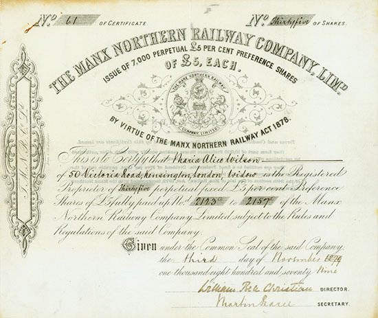 Manx Northern Railway Company, Limited