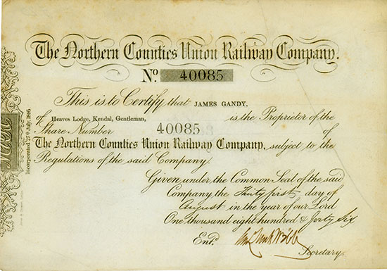 Northern Counties Union Railway Company