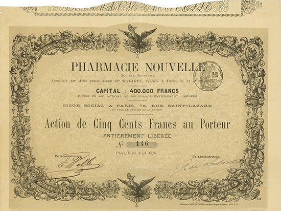 Pharmacie Nouvelle Société Anonyme