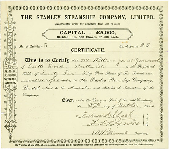 Stanley Steamship Company, Limited