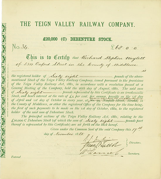 Teign Valley Railway Company