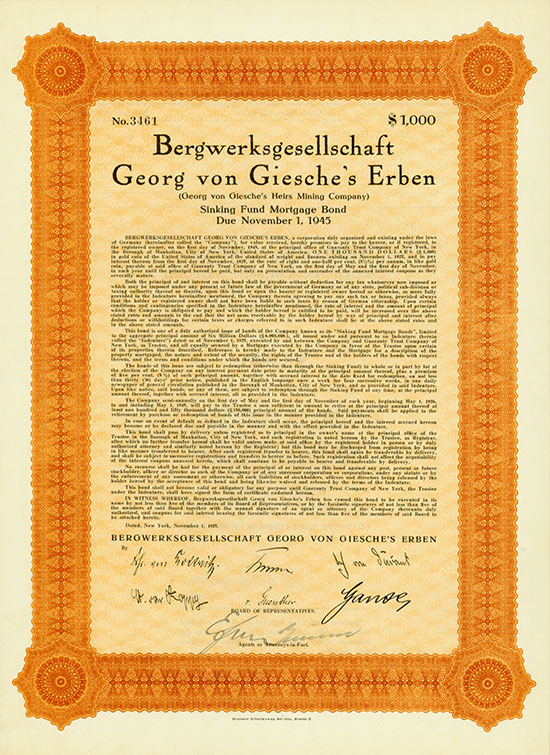 Bergwerksgesellschaft Georg von Giesche's Erben (Georg von Giesche's Heirs Meining Company)