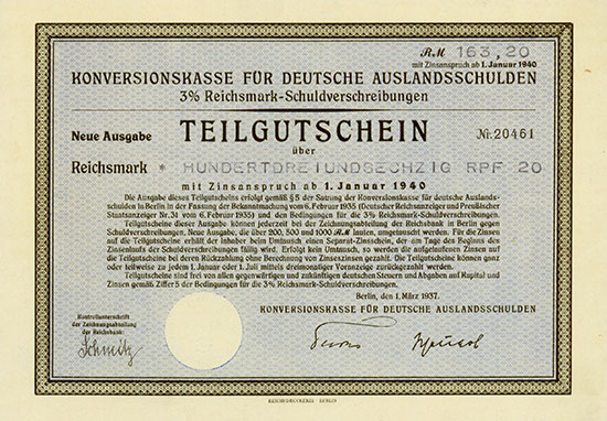 Konversionskasse für Deutsche Auslandsschulden
