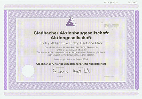 Gladbacher Aktienbaugesellschaft AG