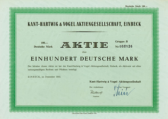 Kant-Hartwig & Vogel AG
