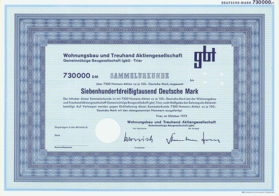 Wohnungsbau und Treuhand AG Gemeinnützige Baugesellschaft (gbt)