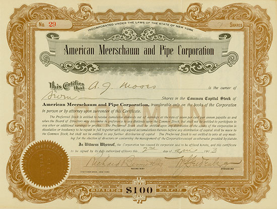 American Meerschaum and Pipe Corporation