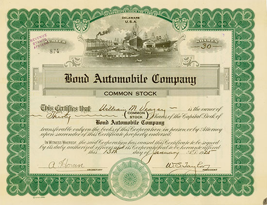 Bond Automobile Company