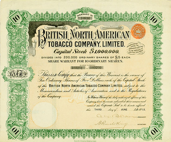 British North American Tobacco Company, Limited