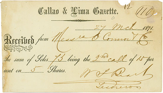 Callao and Lima Gazette Company