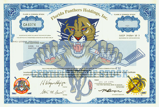Florida Panthers Holdings, Inc.