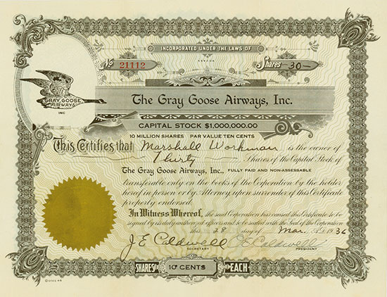 Gray Goose Airways, Inc.