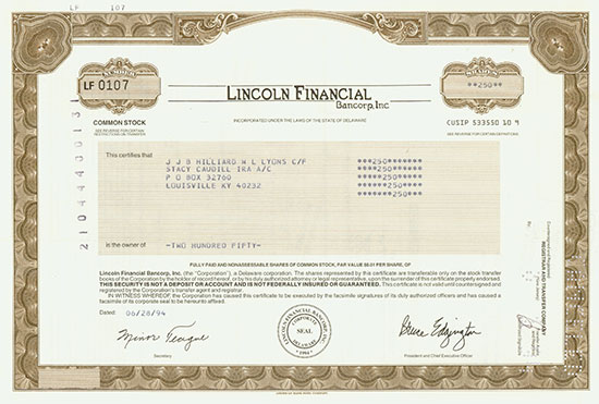 Lincoln Financial Bancorp, Inc.