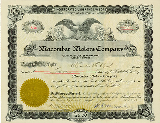 Macomber Motors Company