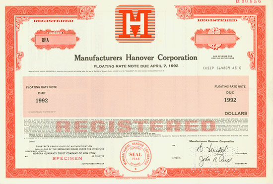 Manufacturers Hanover Corporation