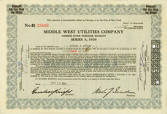 Middle West Utilities Company