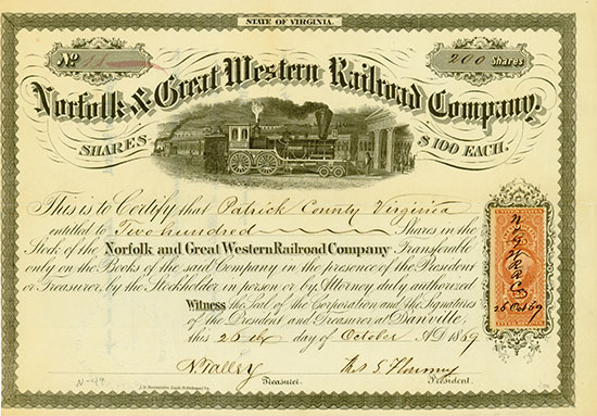 Norfolk & Great Western Railroad Company