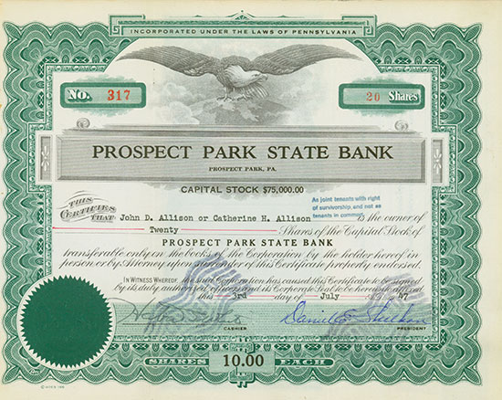 Prospect Park State Bank