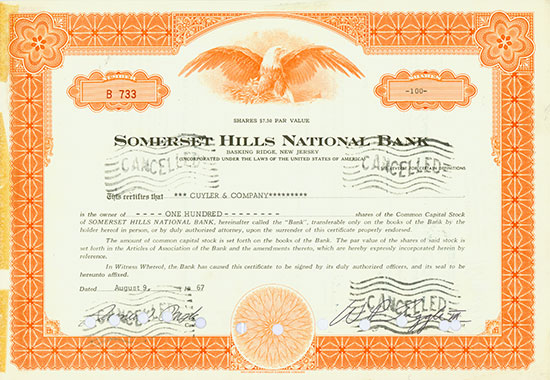 Somerset Hills National Bank