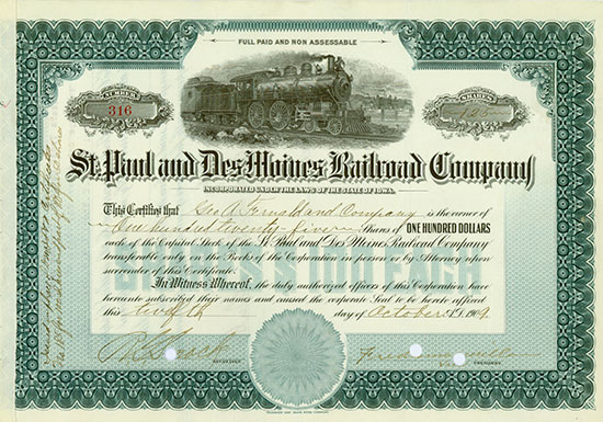 St. Paul and Des Moines Railroad Company