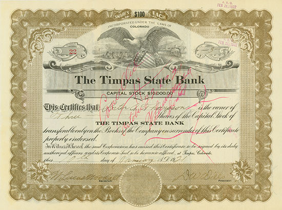 Timpas State Bank