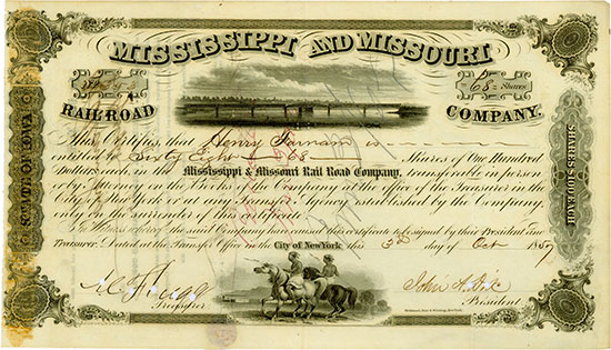 Mississippi and Missouri Rail Road Company