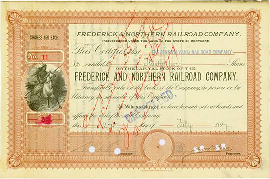 Frederick and Northern Railroad Company