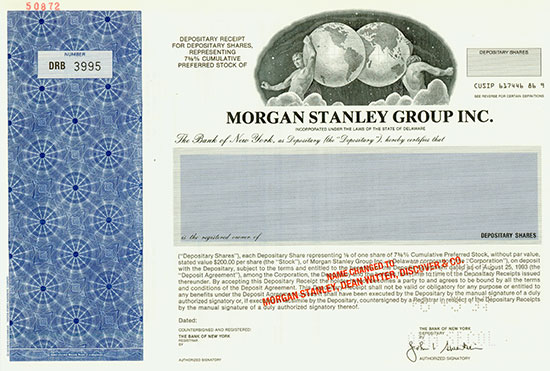 Morgan Stanley Group Inc.