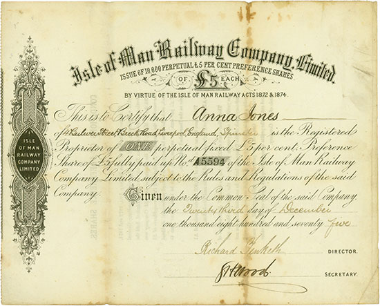 Isle of Man Railway Company, Limited
