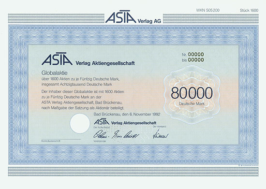 ASTA Verlag AG