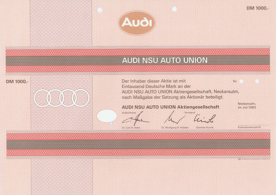 AUDI NSU Auto Union AG