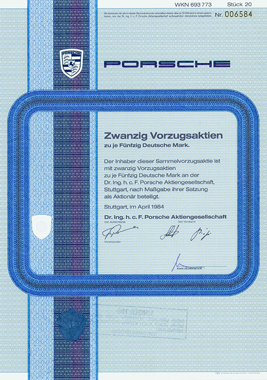 Dr. Ing. h. c. F. Porsche AG
