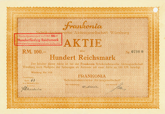 Frankonia Schokoladenwerke AG