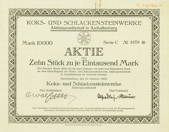 Koks- und Schlackensteinwerke AG