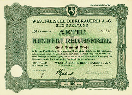 Westfälische Bierbrauerei AG