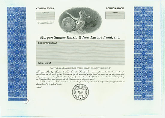 Morgan Stanley Russia & New Europe Fund, Inc.