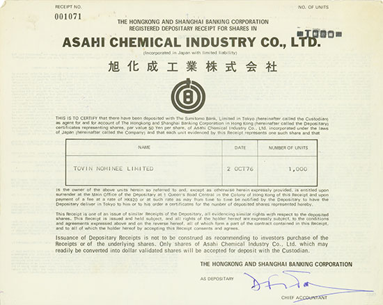 Asahi Chemical Industry Co., Ltd.