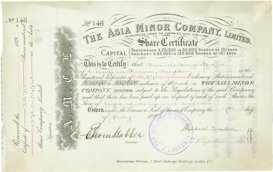 Asia Minor Company, Limited